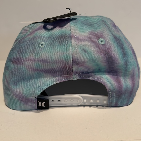 Hurley Women's W Pastel Purple and Green Tie-Dye Cap - Picture 5 of 13